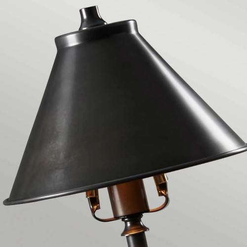 Lampa biurkowa Provence - 1 źródło światła - Postarzany brąz