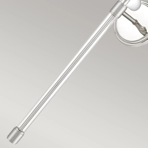 Kinkiet Barbour - 1 źródło światła - Polerowany nikiel