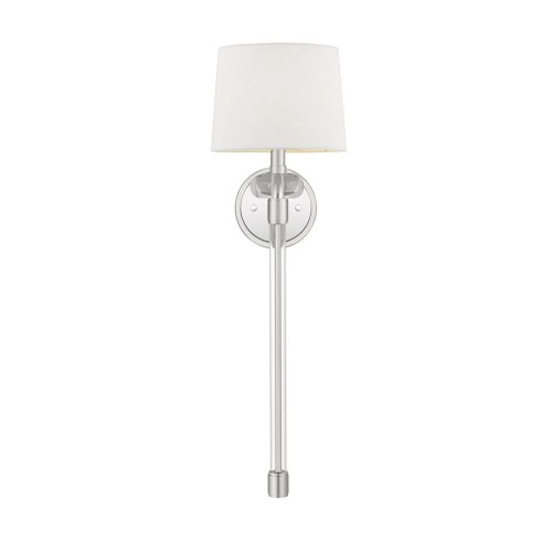 Kinkiet Barbour - 1 źródło światła - Polerowany nikiel