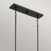 Lampa wyspowa Bismarck - 5 źródeł światła - Czarny