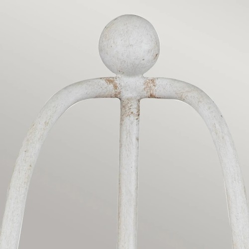 Kinkiet Bradbury - 2 źródła światła - Antyczna biel