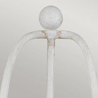 Kinkiet Bradbury - 2 źródła światła - Antyczna biel