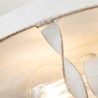 Plafon Bradbury - 2 źródła światła - Antyczna biel