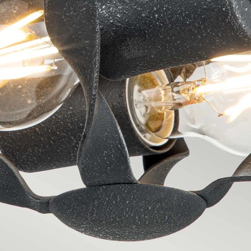 Plafon Bradbury - 2 źródła światła - Popielaty