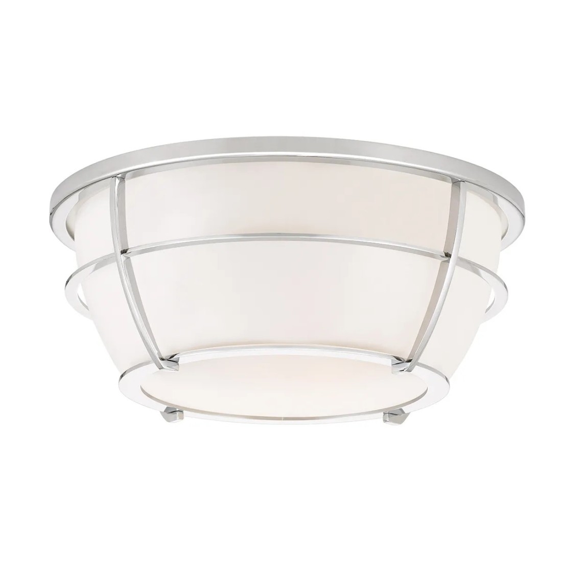 Plafon Chance - 2 źródła światła - Polerowany chrom