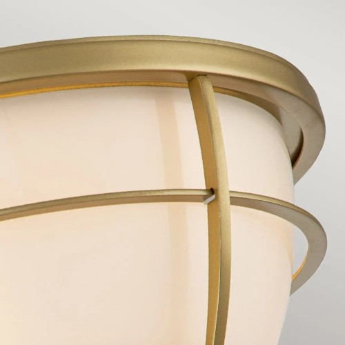 Plafon Chance - 2 źródła światła - Naturalny mosiądz