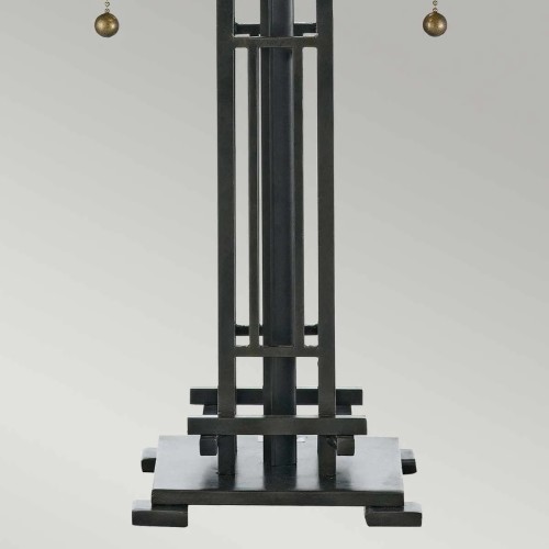 Lampa stołowa Chastain - 2 źródła światła - Vintage brąz