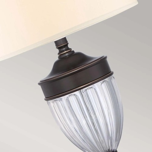 Lampa stołowa Dennison - 1 źródło światła - Palladiański brąz