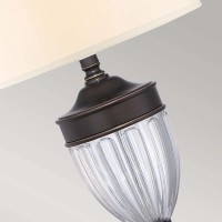 Lampa stołowa Dennison - 1 źródło światła - Palladiański brąz