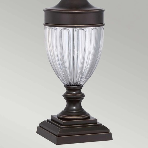 Lampa stołowa Dennison - 1 źródło światła - Palladiański brąz