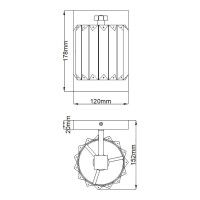 Kinkiet Divine - 1 źródło światła - Polerowany chrom
