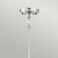 Mała lampa wisząca Emery - 1 źródło światła - Imperialne srebro