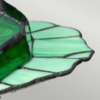 Mała lampa stołowa Frog - 1 źródło światła - Vintage brąz