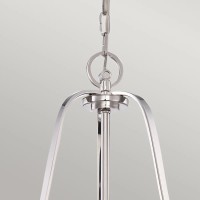 Lampa wisząca Gotham - 4 źródła światła - Imperialne srebro