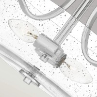 Półplafon Hollister - 2 źródła światła - Polerowany nikiel