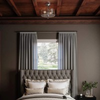 Półplafon Hollister - 2 źródła światła - Polerowany nikiel