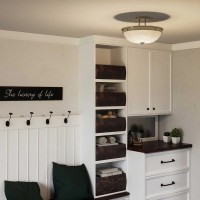 Półplafon Mantle - 2 źródła światła - Imperialne srebro