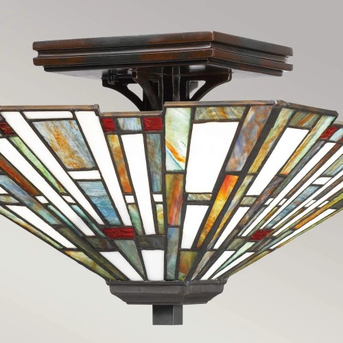 Plafon Maybeck - 2 źródła światła - Ciemnobrązowy