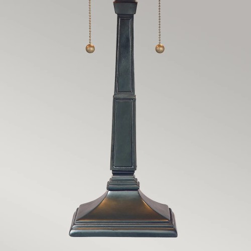 Lampa stołowa Stephen - 2 źródła światła - Vintage brąz