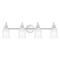 Kinkiet Swell - 4 źródła światła - Polerowany chrom