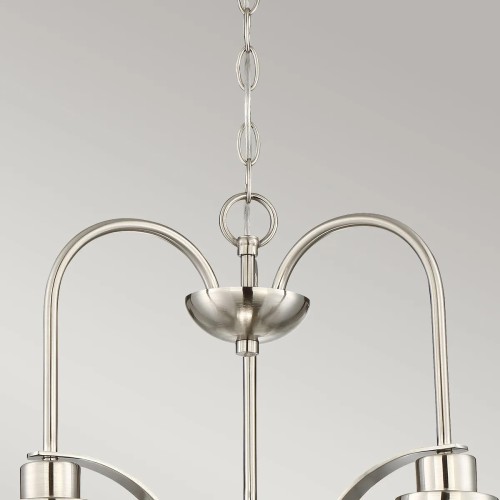 Żyrandol Trilogy - 3 źródła światła - Szczotkowany nikiel