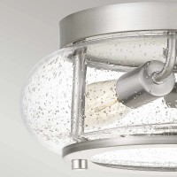 Plafon Trilogy - 2 źródła światła - Szczotkowany nikiel