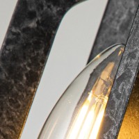 Kinkiet Vanguard - 2 źródła światła - Postarzana czerń