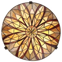 Półplafon Victory - 2 źródła światła - Ciemnobrązowy