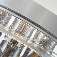 Plafon Whistling - 3 źródła światła - Polerowany chrom