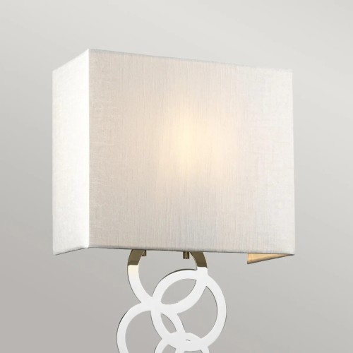 Średni kinkiet Rosa - 1 źródło światła - Polerowany chrom