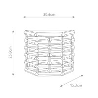Kinkiet Shoal - 2 źródła światła - Polerowany nikiel