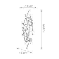 Kinkiet Taiko - 1 źródło światła - Postarzany brąz
