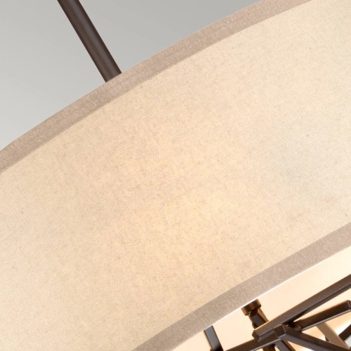 Lampa wisząca Taiko - 3 źródła światła - Postarzany brąz