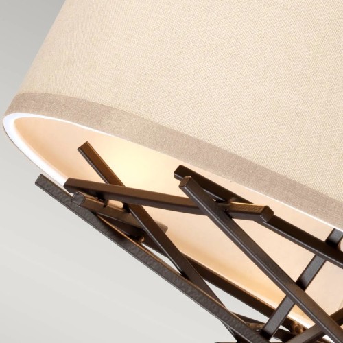 Lampa wisząca Taiko - 3 źródła światła - Postarzany brąz