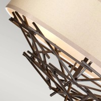 Lampa wisząca Taiko - 4 źródła światła - Postarzany brąz