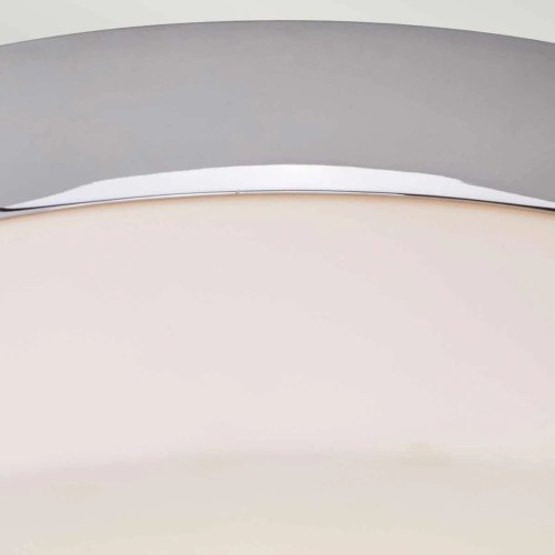 Duży plafon Tamar - 1 źródło światła - Polerowany chrom