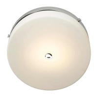 Duży plafon Tamar - 1 źródło światła - Polerowany chrom