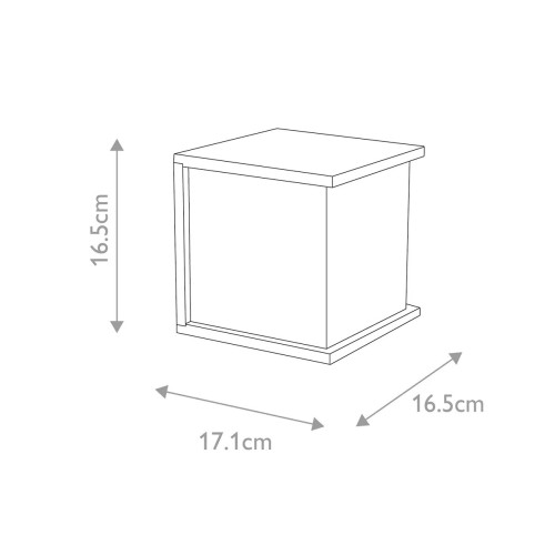 Latarnia naścienna Torsten - 1 źródło światła - Grafitowy