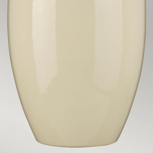 Mała lampa stołowa Victor - 1 źródło światła - Kremowy