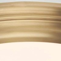 Plafon LED Welland - Postarzany mosiądz