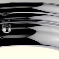 Mały plafon LED Welland - Polerowany chrom