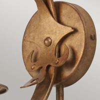 Kinkiet Windsor - 1 źródło światła - Złota patyna