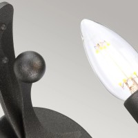 Kinkiet Windsor - 1 źródło światła - Grafitowy