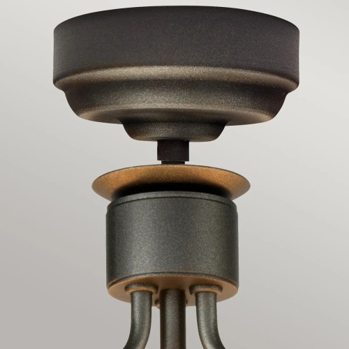 Półplafon Windsor - 3 źródła światła - Grafitowy