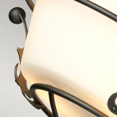 Półplafon Windsor - 3 źródła światła - Grafitowy