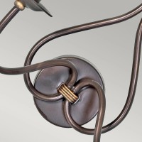 Kinkiet Windermere - 2 źródła światła - Rdzawy, złoty