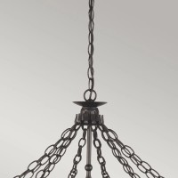 Żyrandol Warwick - 12 źródeł światła - Grafitowy