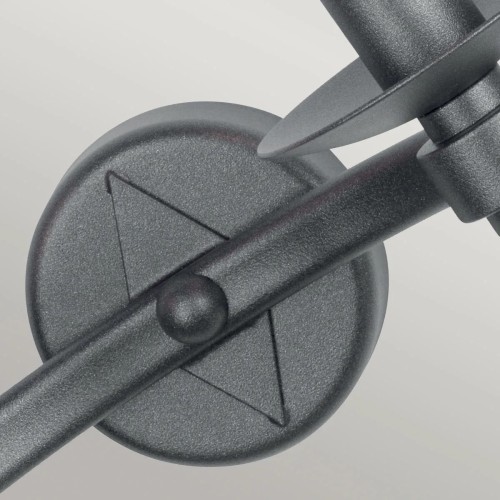 Kinkiet Warwick - 2 źródła światła - Grafitowy