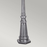 Latarnia uliczna Wexford - 2 źródła światła - Czarny, srebrny