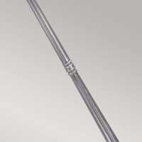 Latarnia uliczna Wexford - 2 źródła światła - Czarny, srebrny